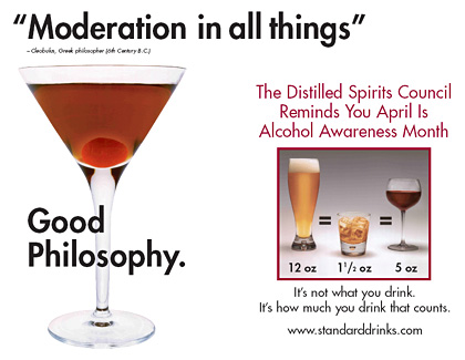 alcohol in moderation